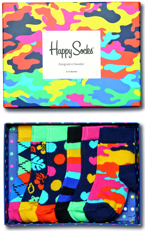 On Target AB / Happy Socks Sockar baby & barn 6-par 0 till 12 mnader - Happy Socks