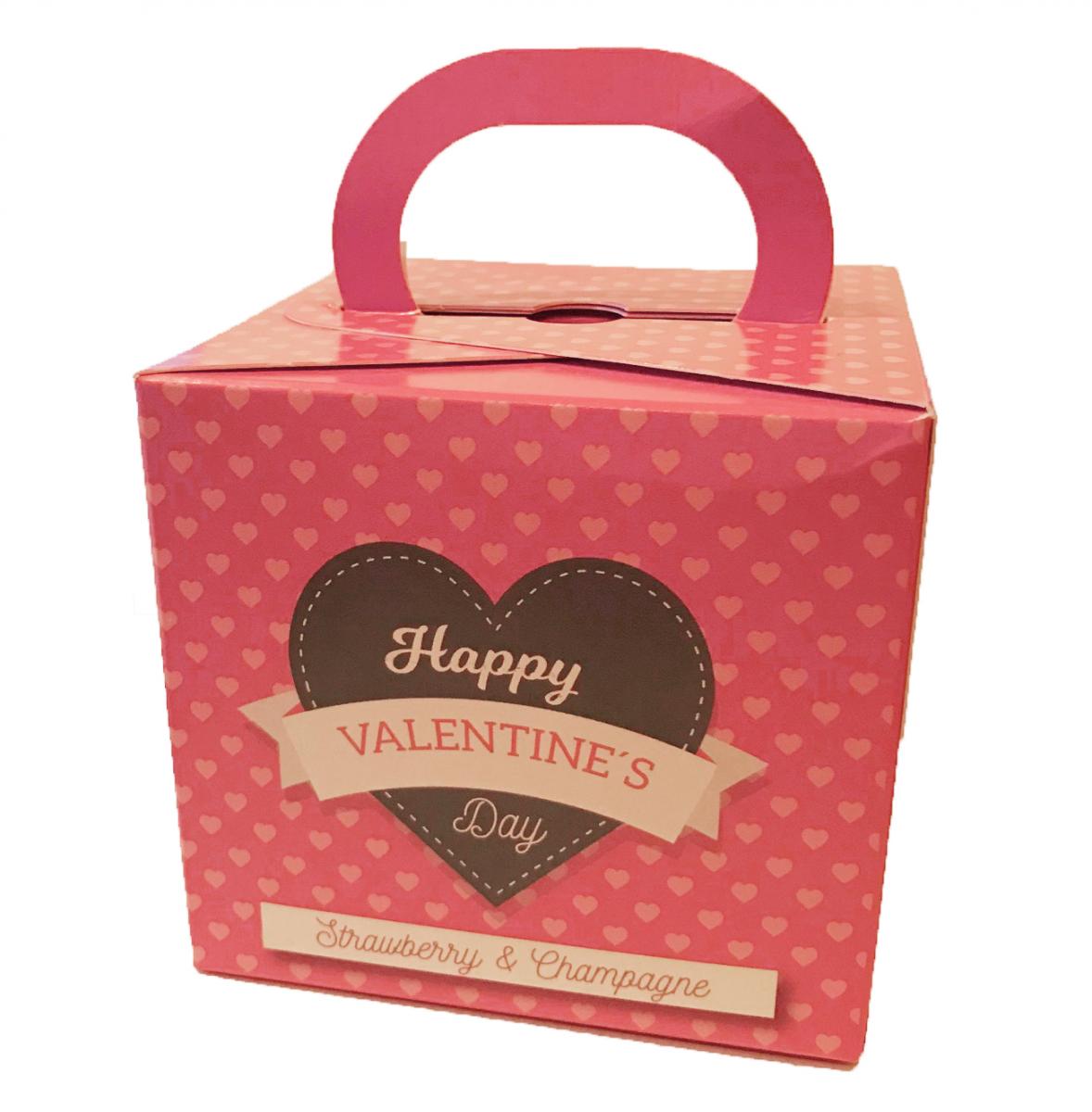 Happy Valentine Fudge - Jordgubb/Champagne