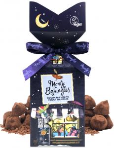 Cocoa Nib Nights lyxiga veganchokladtryfflar från Monty Bojangles
