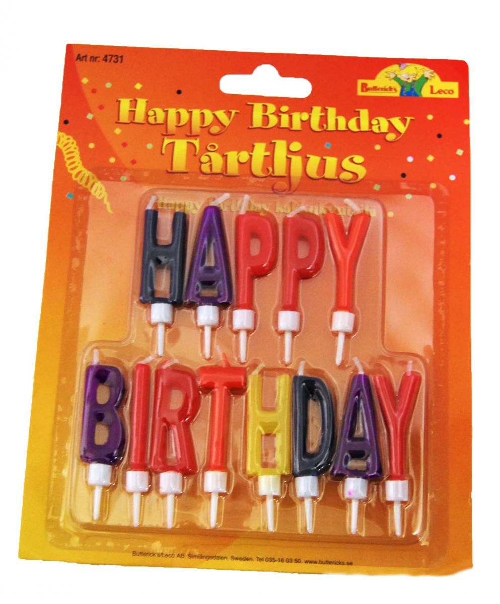  Trtljus Happy Birthday
