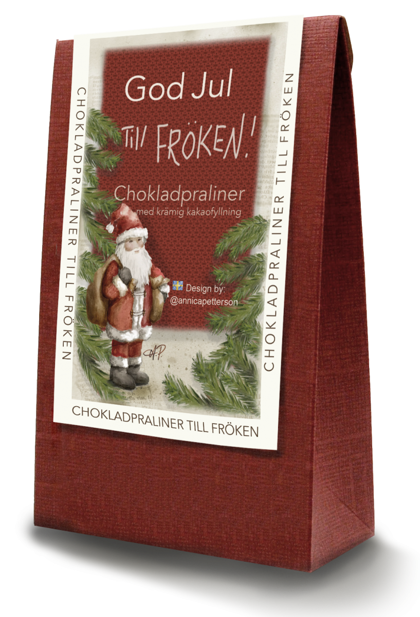 God Jul till Fröken - Lyxiga chokladpraliner
