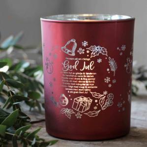 Ljuslykta God Jul Recept, från Majas lyktor säljs till förmån för Barncancerfonden