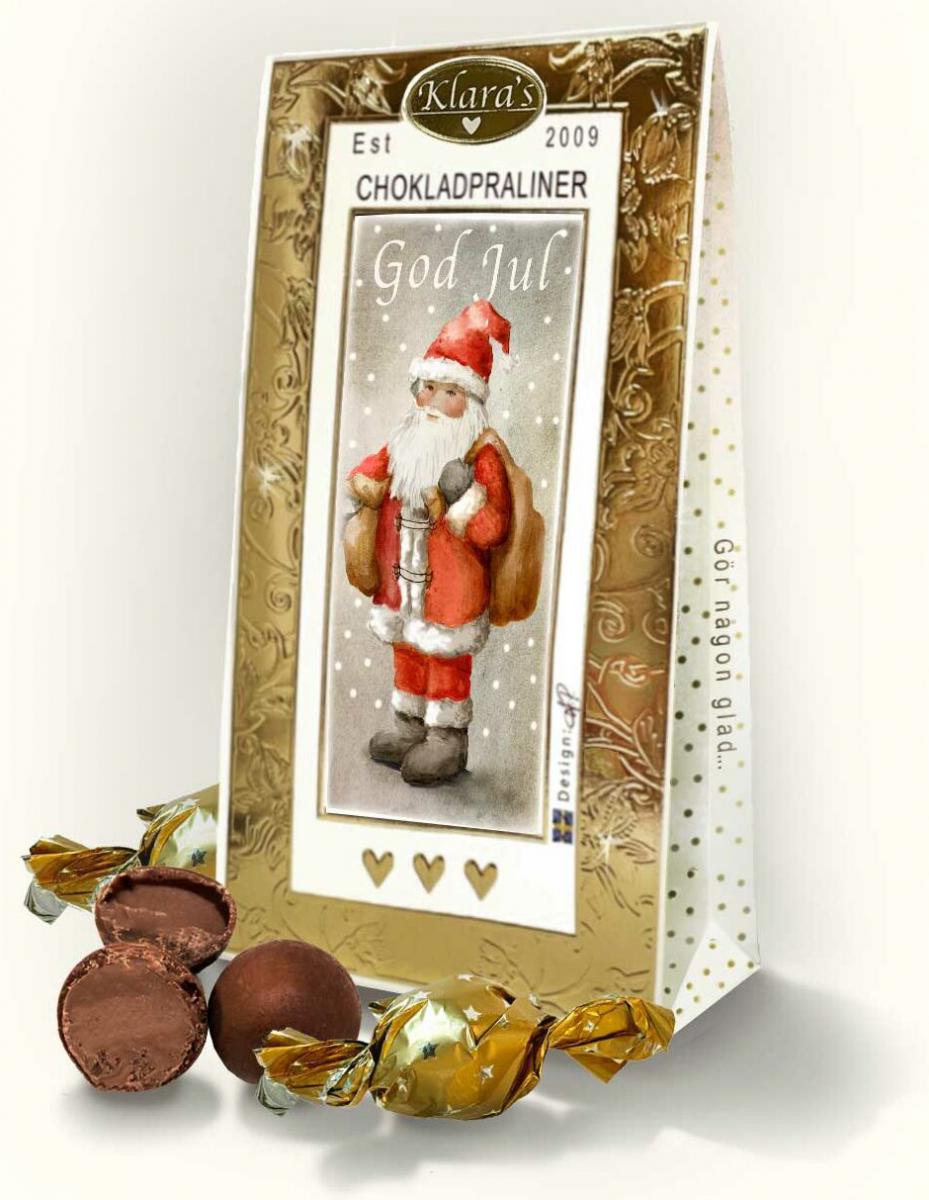 God Jul chokladpraliner, Tomte - Klaras Goda Presenter