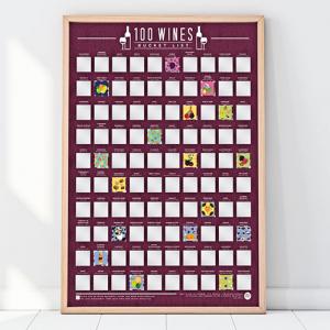Affisch Bucketlist 100 Viner