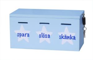 Sparbössa Spara-Slösa-Skänka från Kids Concept