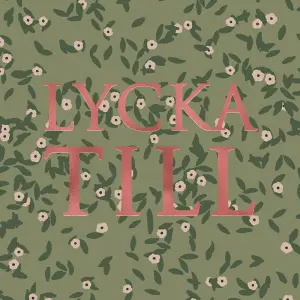 Kort Lycka Till (flerfärgad, folierad text)
