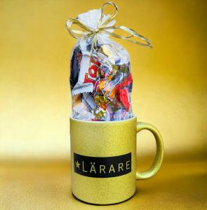 Mugg L&auml;rare med godis