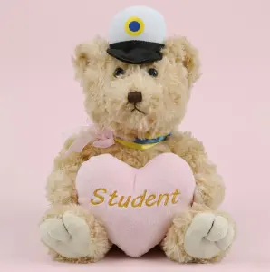 Studentnalle med rosa hj&auml;rta