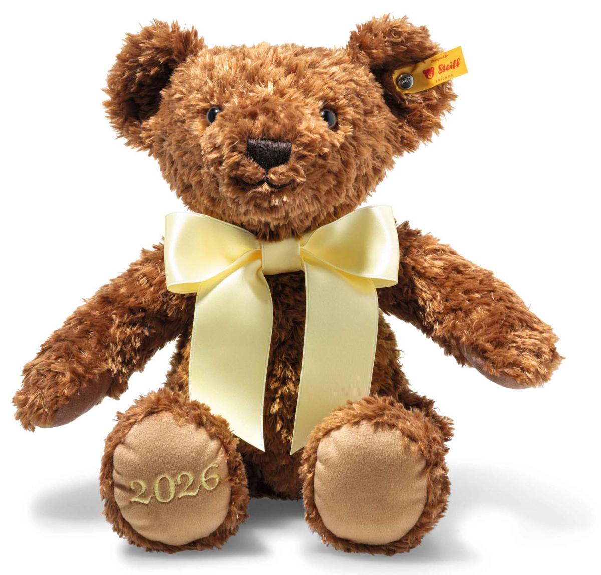 Cosy Year Bear 2026, 34cm, Steiff säljs på Presenteriet.se
