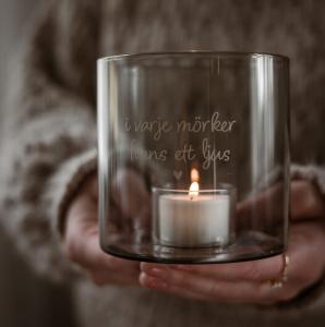 Ljuslykta I varje m&ouml;rker finns ett ljus fr&aring;n Majas lyktor s&auml;ljs till f&ouml;rm&aring;n f&ouml;r Suicide Zero