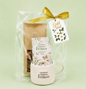 Presentset Fr&ouml;ken Guld V&auml;rd i cellofan