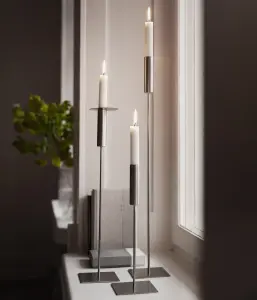 Ljusstake borstad metall - Ernst Kirchsteiger