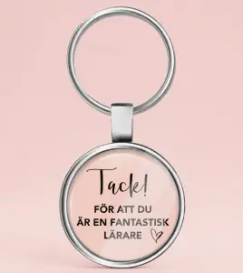Nyckelring Tack L&auml;rare