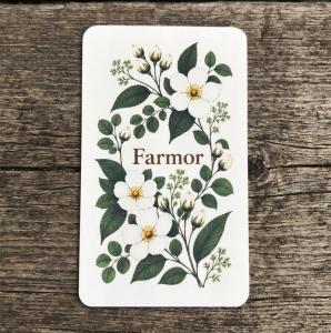 Paketkort Farmor, 5,5 x 9cm
