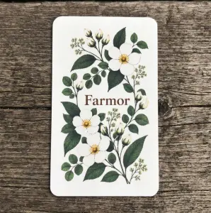 Paketkort Farmor, 5,5 x 9cm