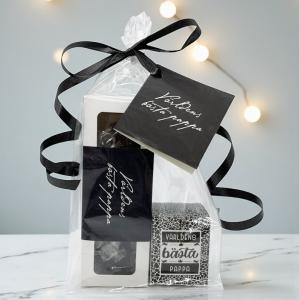 Presentset Världens bästa pappa, i cellofan