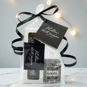 Presentset Världens bästa pappa, i cellofan