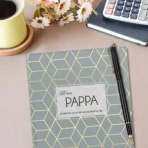 En söt fyll-i-bok till pappa