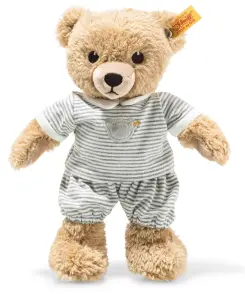 Steiff Nalle med grå pyjamas, 25cm - Steiff nalle