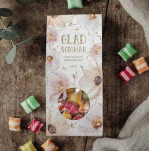 Glad Sommar, Tutti Frutti karameller från Majas lyktor säljs till förmån för Barncancerfonden