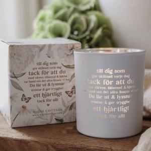 Ljuslykta Till Dig som g&ouml;r skillnad, fr&aring;n Majas lyktor s&auml;ljs till f&ouml;rm&aring;n f&ouml;r Barncancerfonden