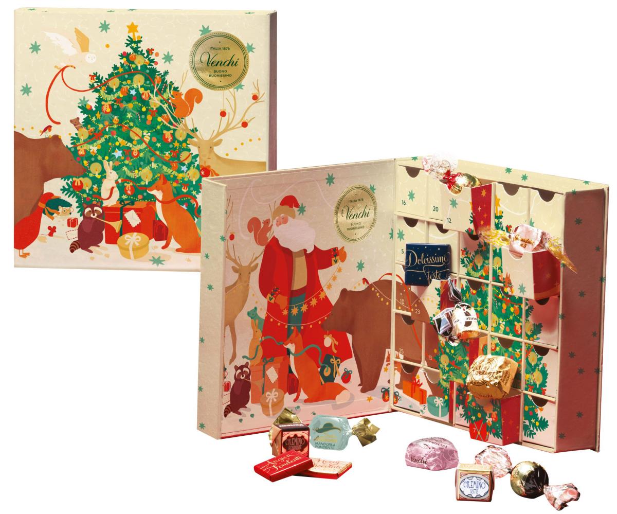 Venchi Prestige - Chokladkalender med lyxpraliner