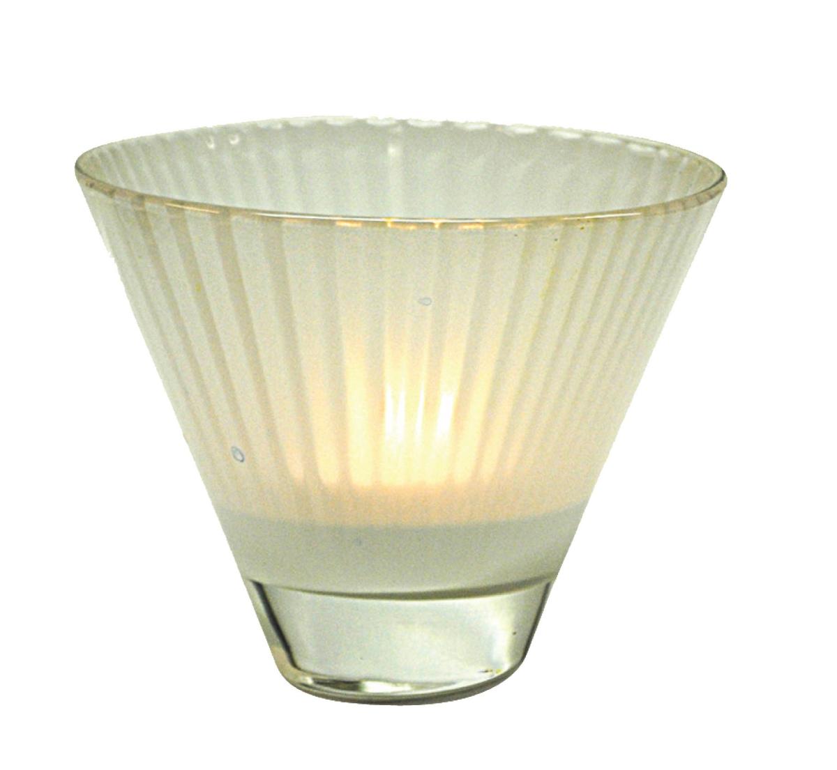  Ljuslykta Optica Rimfrost - Nybro Glasbruk
