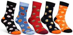 Wiareds Roliga Strumpor - blandade motiv (5-pack)