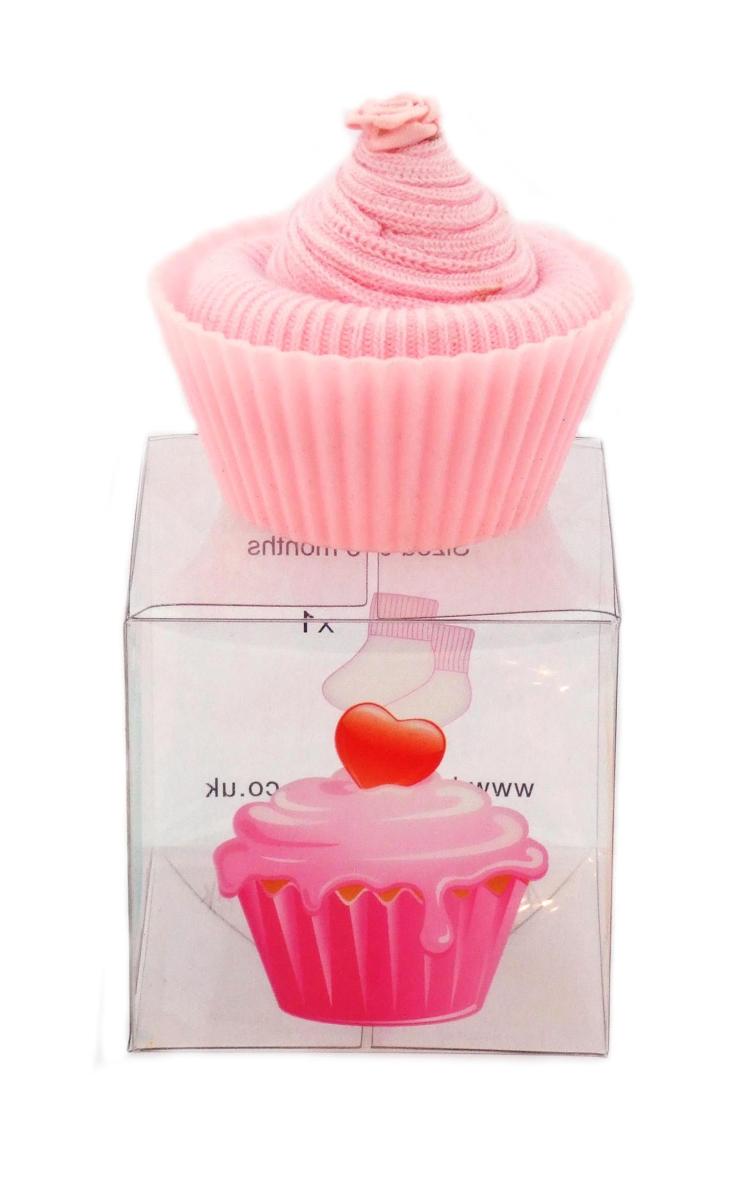  Cupcake Strumpor Jordgubb (rosa) - Babyblooms