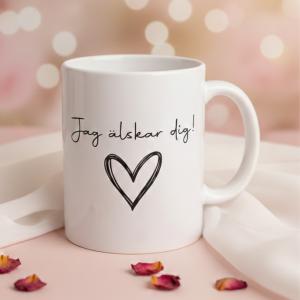 Mugg Jag &auml;lskar dig