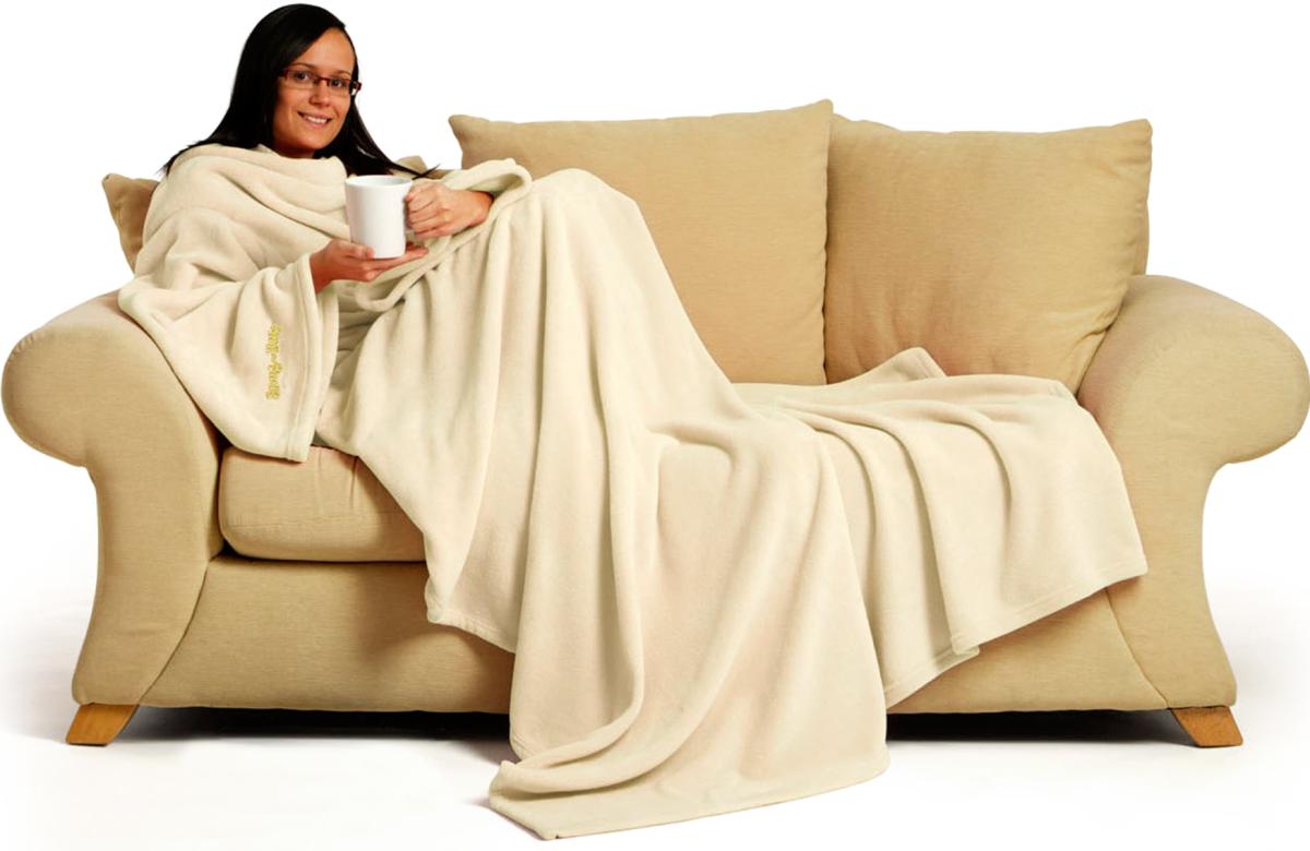 Snug Rug Deluxe är en mysig och praktisk filt med ärmar