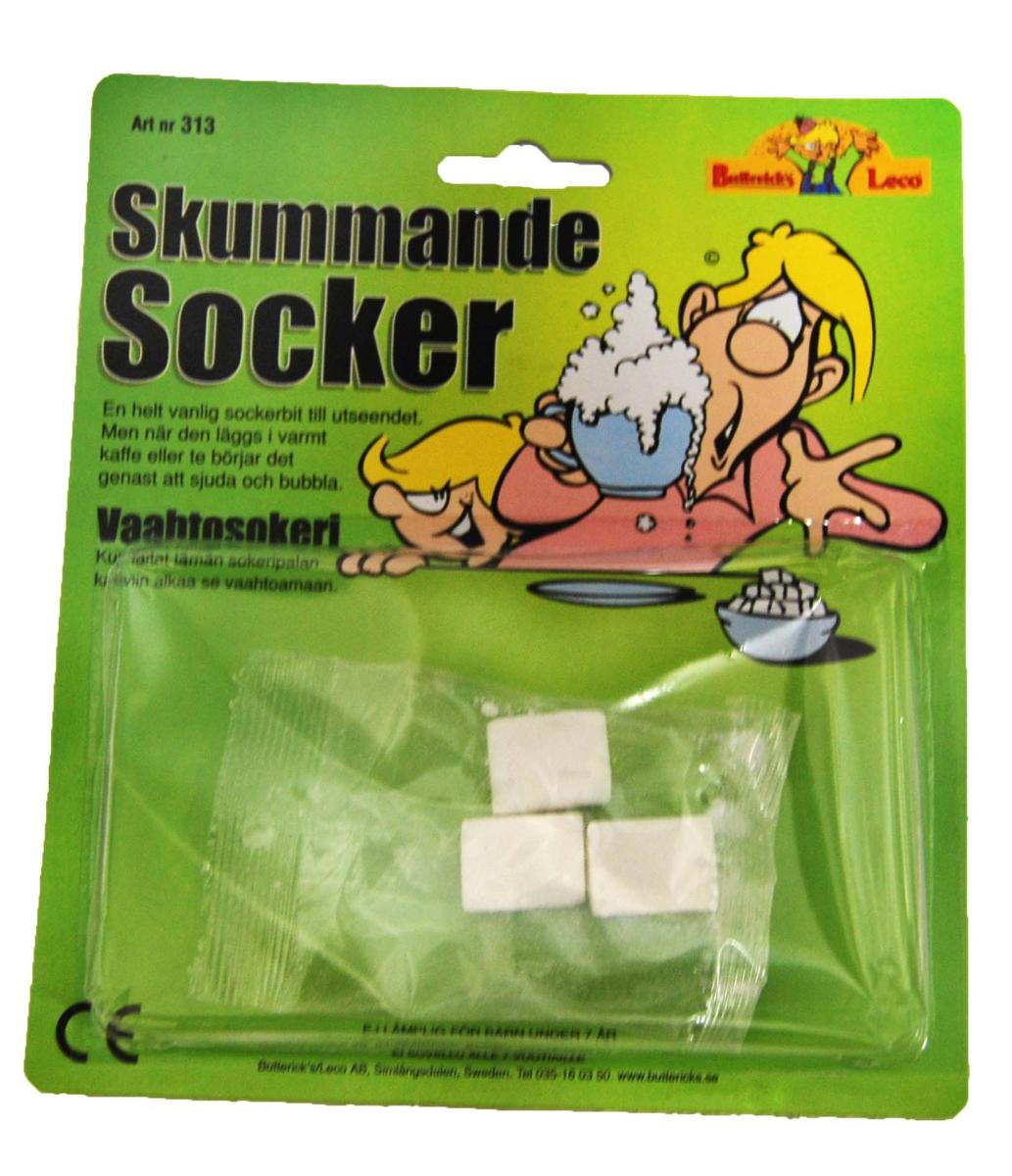 Skummande socker - Skämtpryl