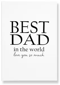 Skylt Best Dad