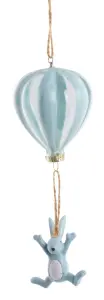 Dekoration Feline (kanin i ballong), blå , från Lene Bjerre