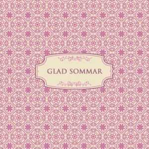 Kort, Glad sommar, rosa
