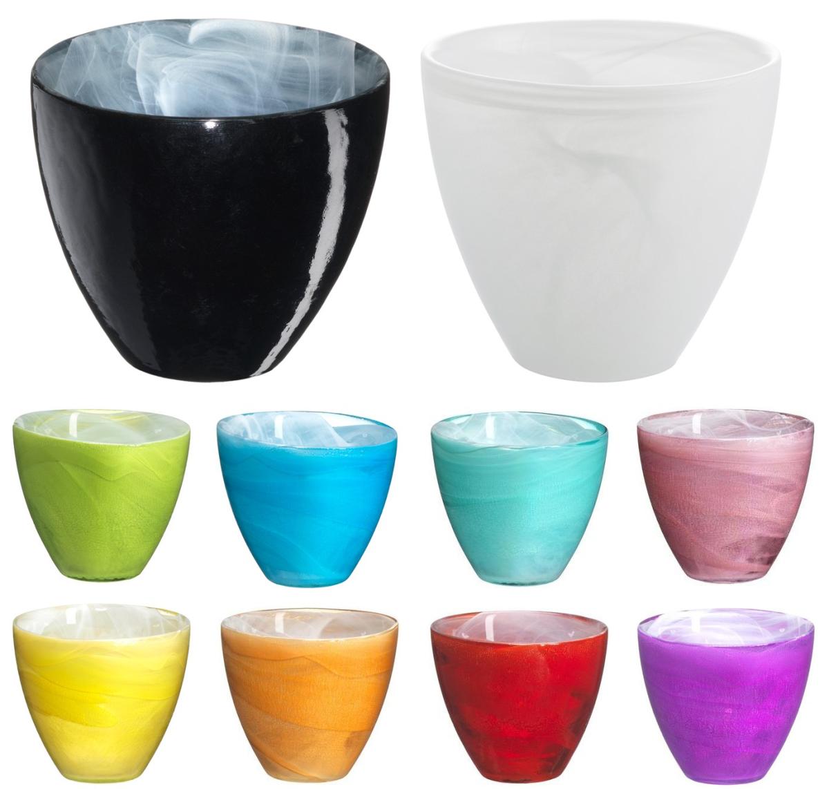 Candy Ljuslykta, olika färger från SEA Glasbruk