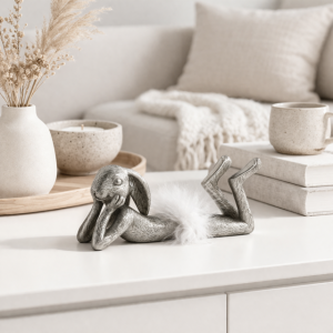 Dekoration Semilla Kanin (liggande), fr&aring;n Lene Bjerre