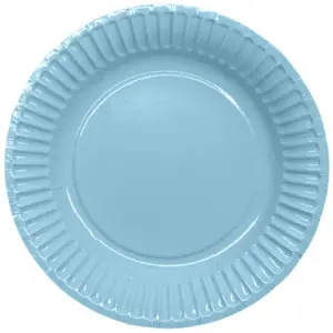 Hisab/Joker Pappersassietter 18,5cm, ljusbl&aring;, 8p