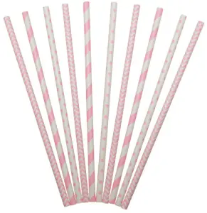 Hisab/Joker Sugr&ouml;r i papper rosa mix, 24p