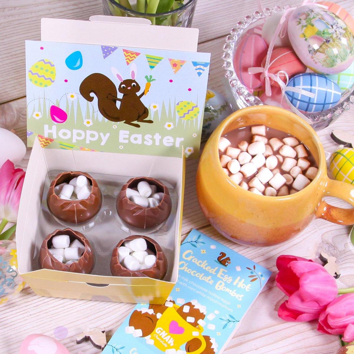 Cracked egg - varm choklad