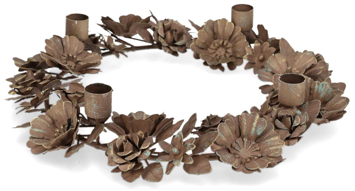 Ljusstake Nanna Floral för 4 ljus - A Lot Decoration