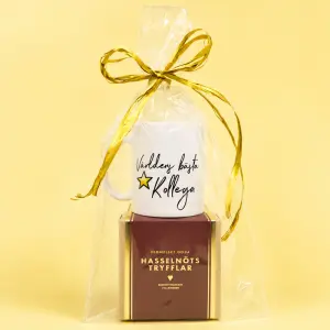 Presentset Kollega, mugg & hasseln&ouml;tstryfflar