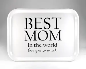 Bricka Best Mom, 27x20cm