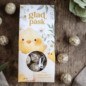 Glad p&aring;sk, Lakritskulor med choklad & toffee fr&aring;n Majas lyktor s&auml;ljs till f&ouml;rm&aring;n f&ouml;r Barncancerfonden