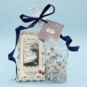 Lycka Till Student, presentset i cellofan