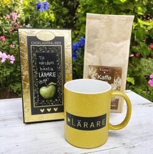Presentset Lärare (mugg, praliner och kaffe)