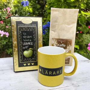 Presentset Lärare (mugg, praliner och kaffe)
