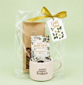 Presentset Fr&ouml;ken Guld V&auml;rd i cellofan