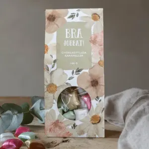 Bra jobbat! Chokladfyllda karameller från Majas lyktor säljs till förmån för Barncancerfonden