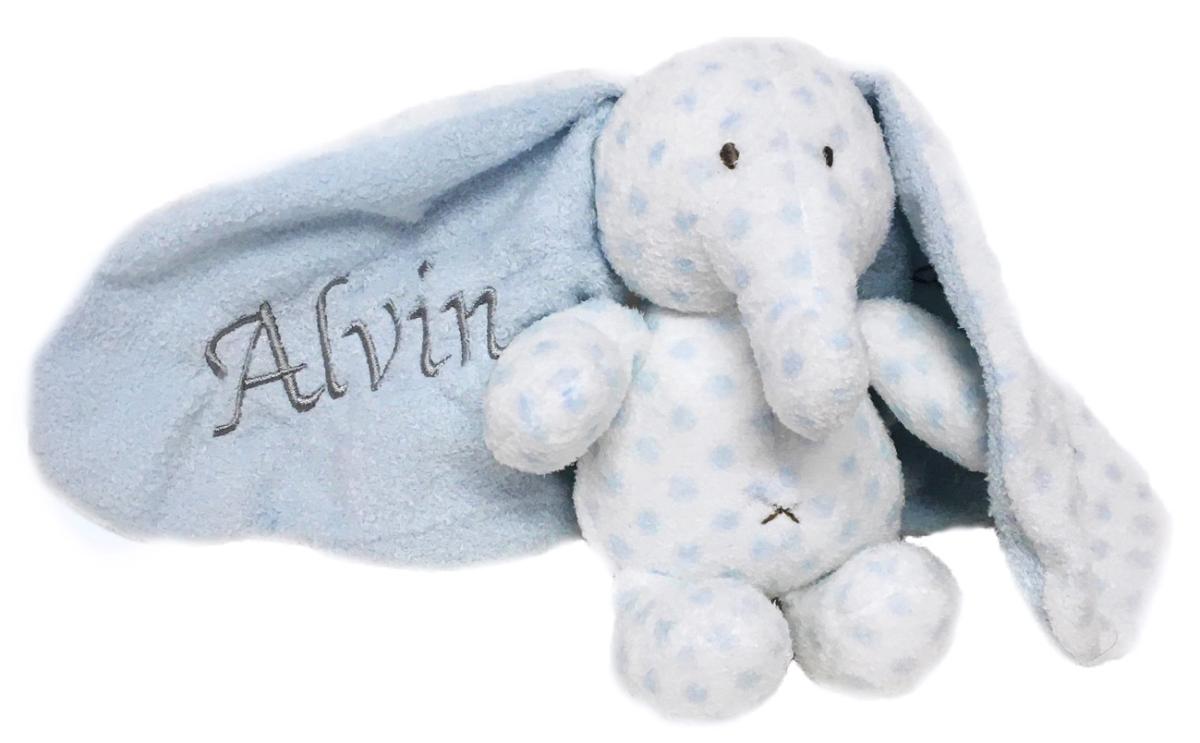 Teddykompaniet Elefant Big Ears med broderat namn - Teddykompaniet